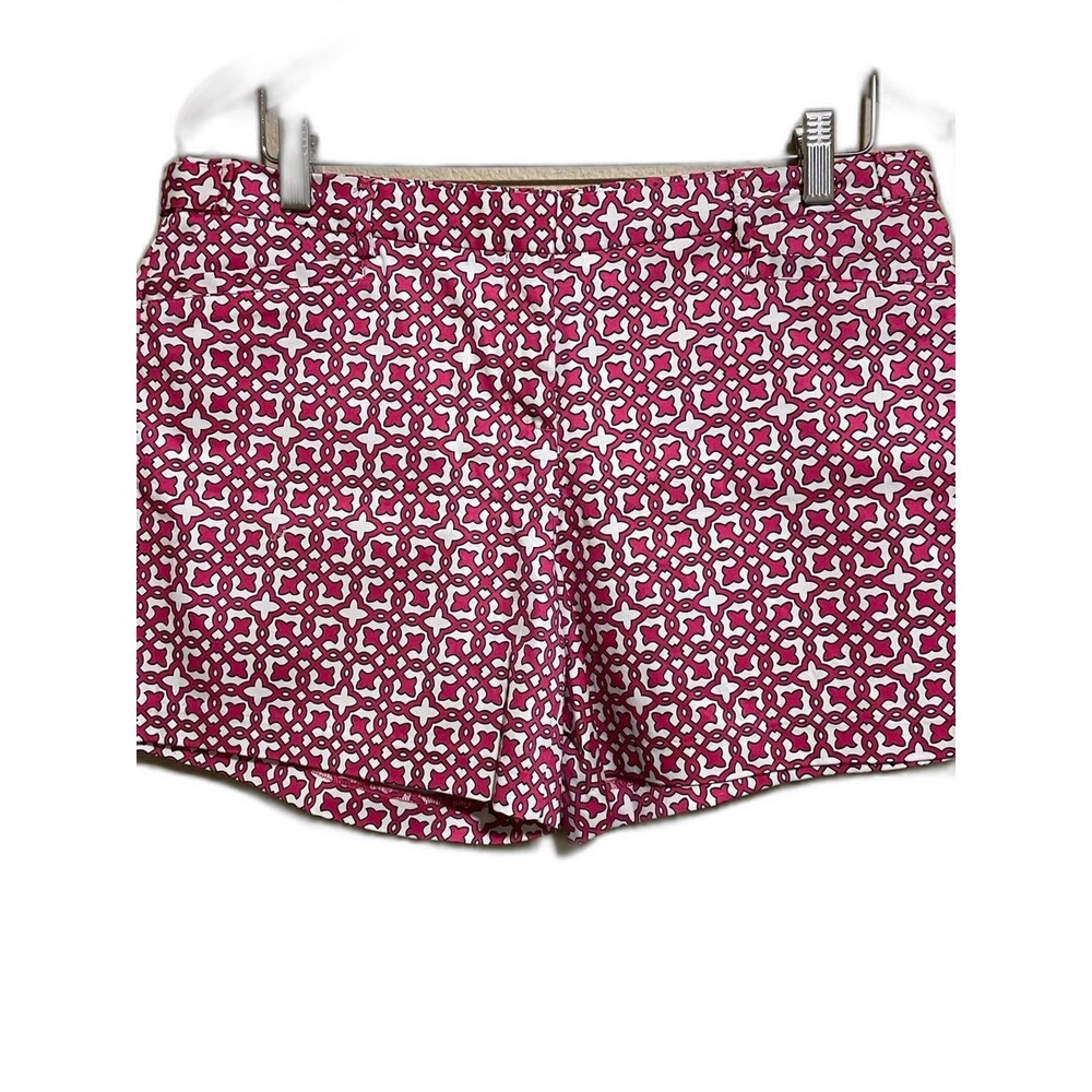 Laundry by Shelli Segal Shorts Geometric Retro Print SZ 14 NWT